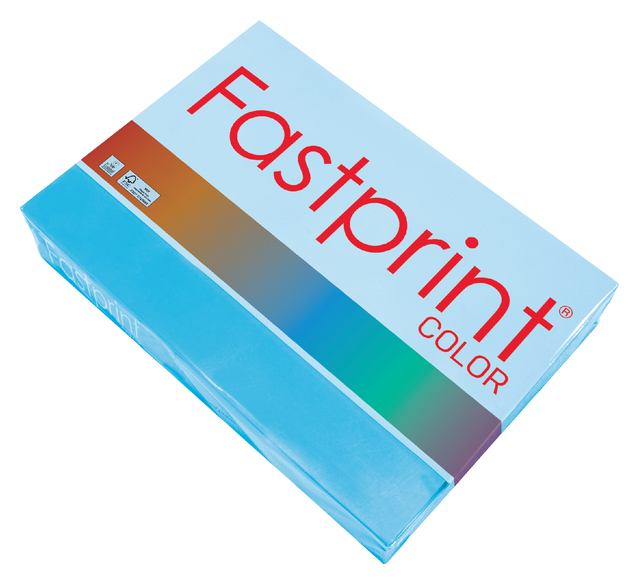 Kopieerpapier Fastprint A4 160gr azuurblauw 250vel