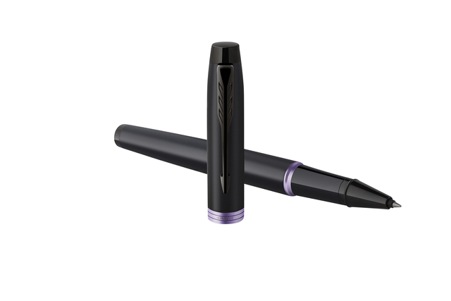 Rollerpen Parker IM black purple vibrant ring fijn