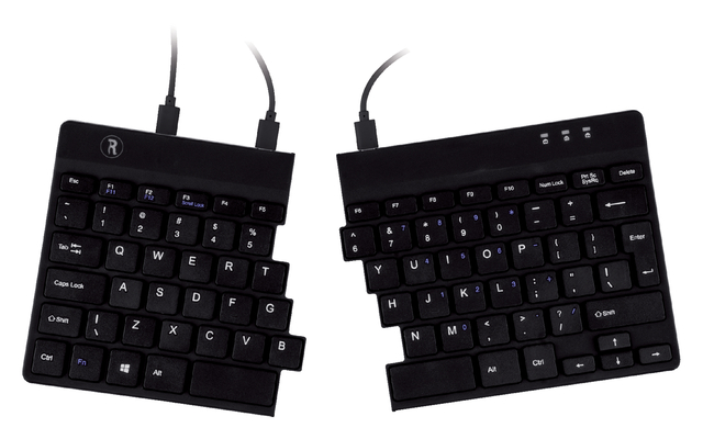 Ergonomisch toetsenbord R-Go Tools Split Break Qwerty zwart