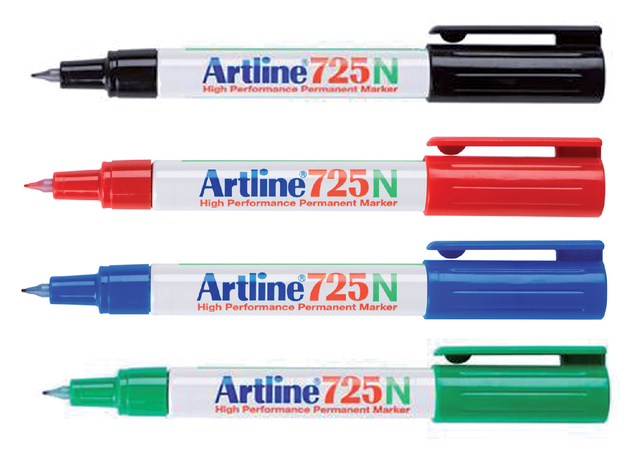 Fineliner Artline 725 rond 0.4mm blauw