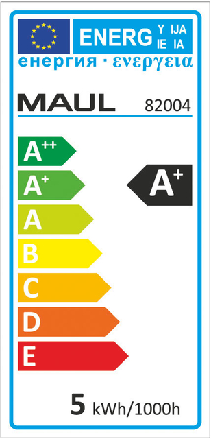 Bureaulamp MAUL Arc LED wit