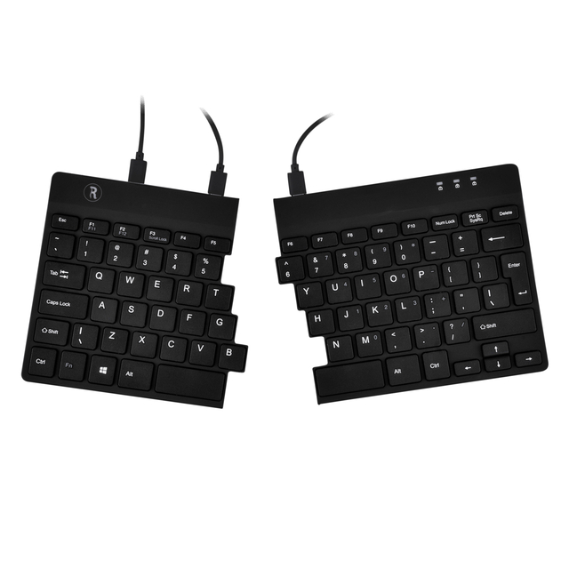 Ergonomisch toetsenbord R-Go Tools Split Azerty zwart