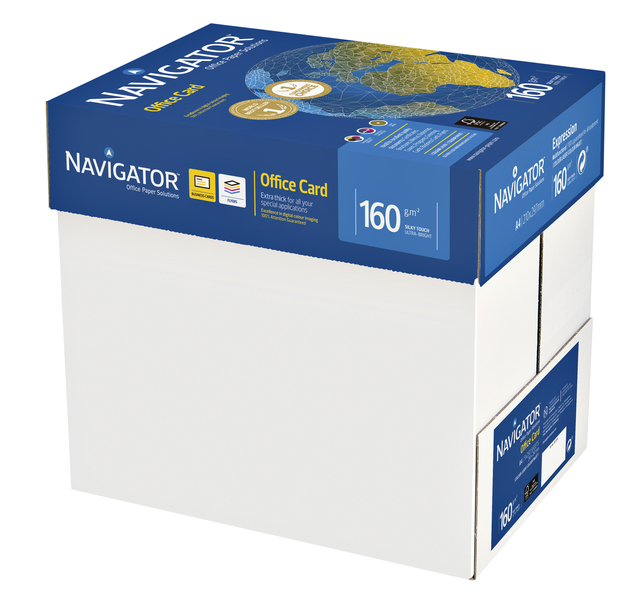 Kopieerpapier Navigator Office Card A4 160gr wit 250vel