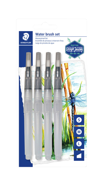 Waterbrushstift  Staedtler set à 4 breedtes