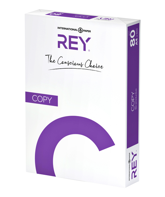 Kopieerpapier Rey Copy A4 80gr wit 500vel