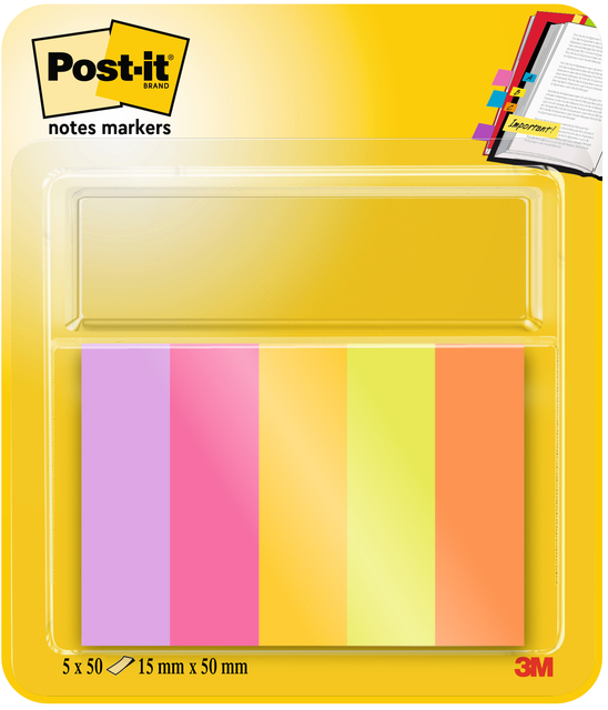 Markeerstrook 3M Post-it 670-5-TFEN 15x50mm