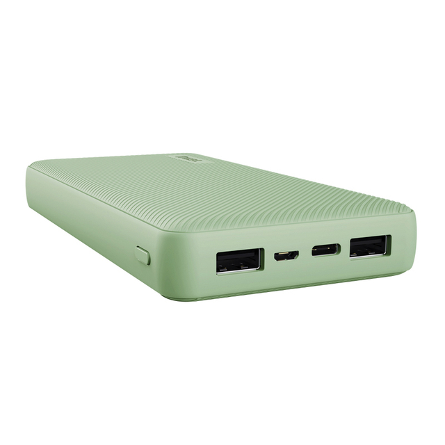 Powerbank Trust Primo 20.000 mAh eco groen