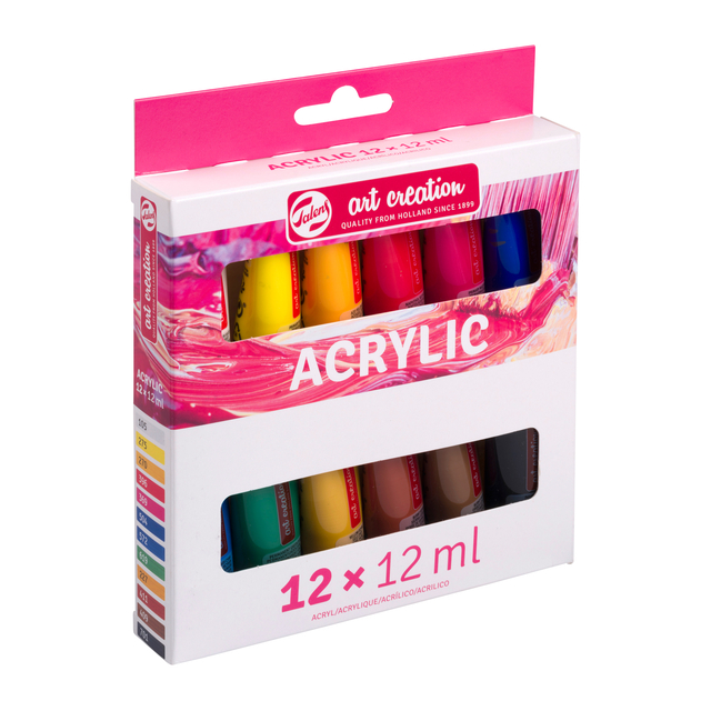 Acrylverf Talens Art Creation 12ml set à 12 kleuren