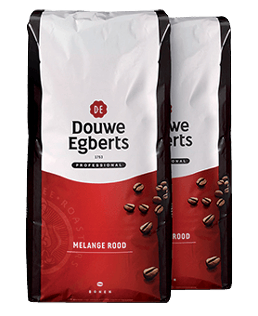 Koffie Douwe Egberts bonen Melange Rood 3kg