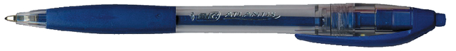 Balpen Bic Atlantis classic grip clic medium blauw valuepack 30+6 gratis