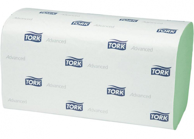 Handdoek Tork H3 Advanced Z-gevouwen 2-laags groen 290179