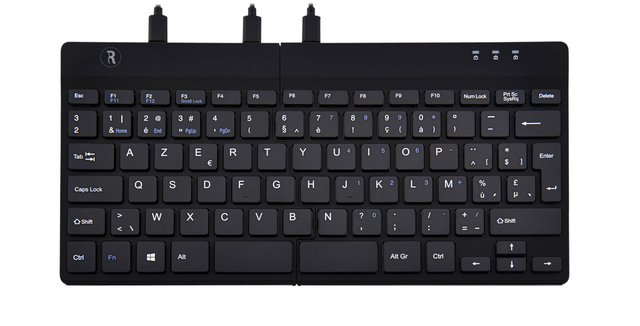 Ergonomisch toetsenbord R-Go Tools Split Azerty zwart