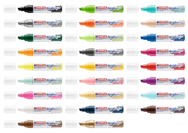 Acrylmarker edding e-5000 breed  pastel blauw