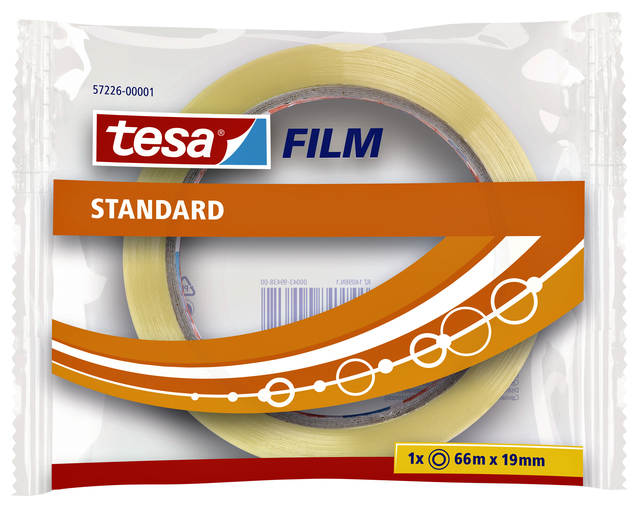 Plakband tesafilm® Standaard 66mx19mm transparant