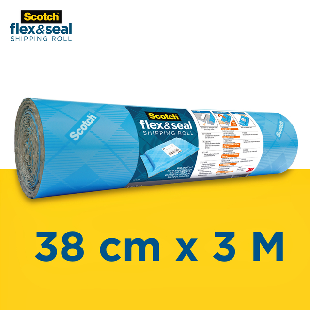 Verpakkingsrol Scotch Flex & Seal 38cmx3m