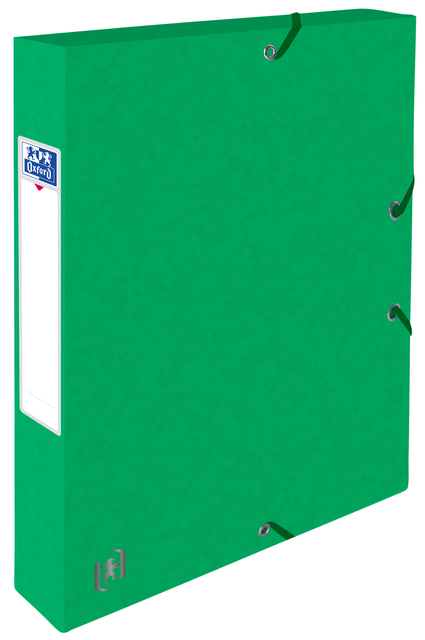 Elastobox Oxford Top File+ A4 40mm groen