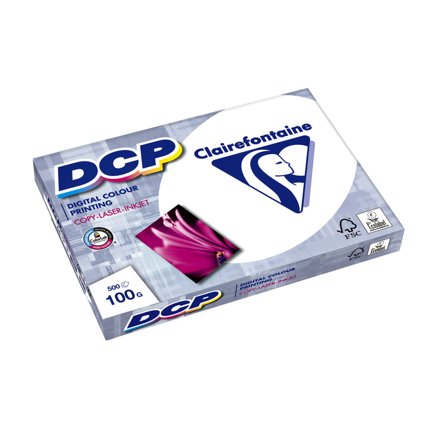 Laserpapier Clairefontaine DCP A3 100gr wit 500vel