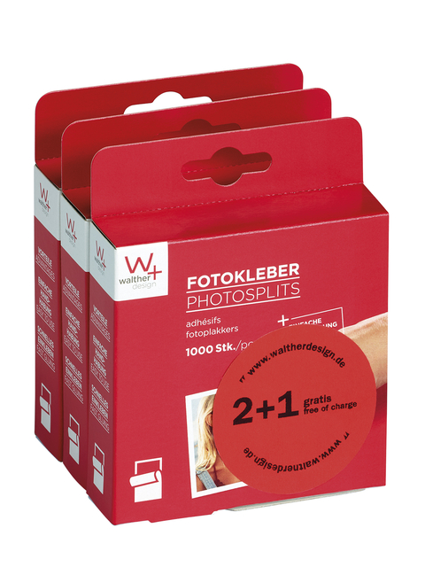 Fototape walther design 10x12mm 3x1000 stuks