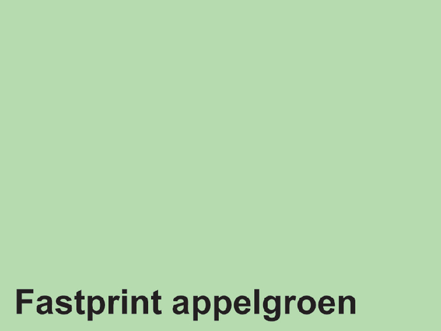 Kopieerpapier Fastprint A4 160gr appelgroen 250vel