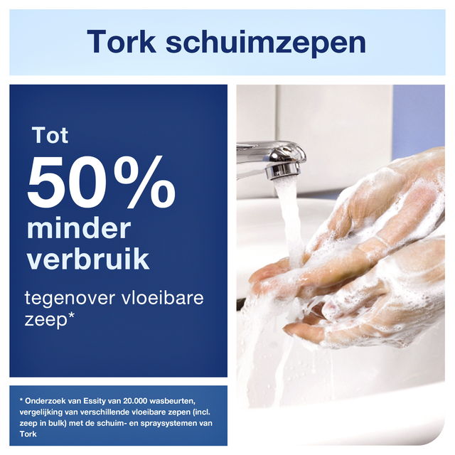 Handzeep Tork S4 foam mild geparfumeerd 1000ml 520501