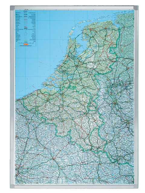 Landkaart Legamaster Benelux 105x88cm