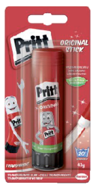 Lijmstift Pritt 43gr op blister