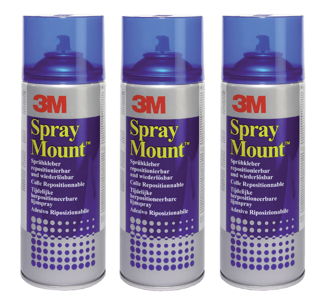 Lijm 3M Spraymount spuitbus 400ml