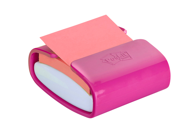 Memoblokdispenser 3M Pro tbv Post-it Z-Notes 76x76mm fuchsia