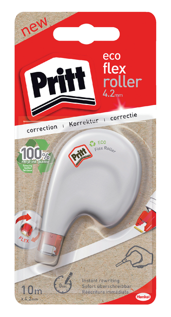 Correctieroller Pritt 4.2mmx10m eco flex op blister