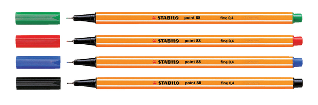 Fineliner STABILO point 88/36 fijn smaragdgroen