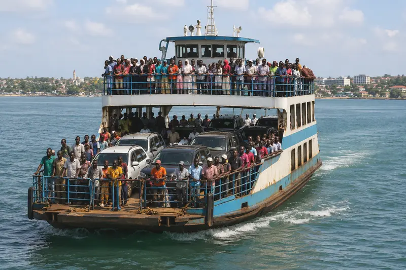 Likoni Ferry in Mombasa