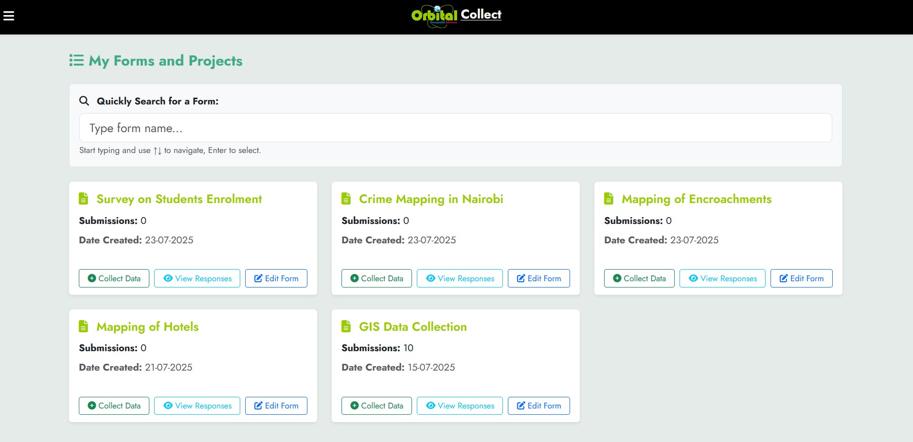 OrbiCollect Forms and Questionnaires 