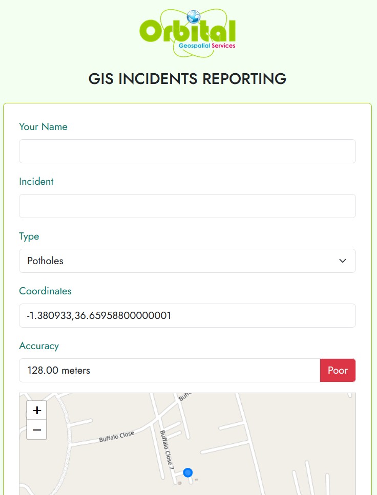 GIS Incidents Mobile Application