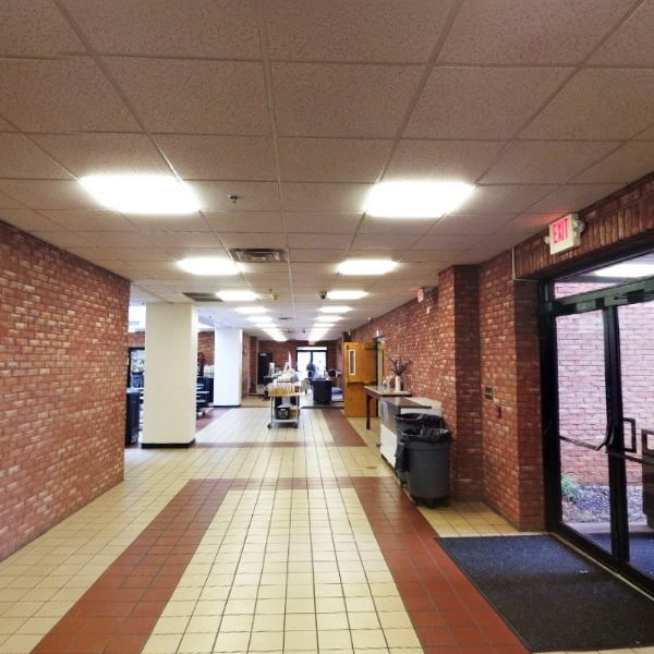 C building hall entrance