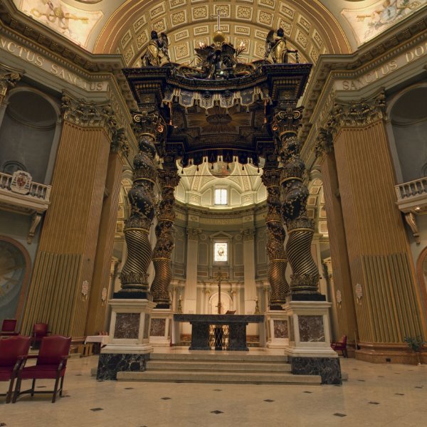 Front of the altar