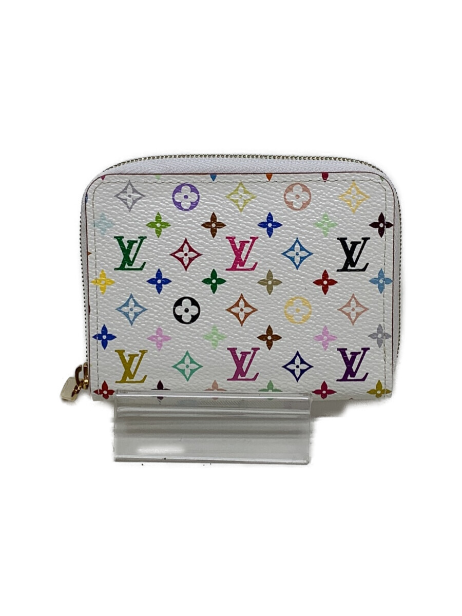 LOUIS VUITTON Monogram Multicolor Zippy Coin Purse White M93741 LV