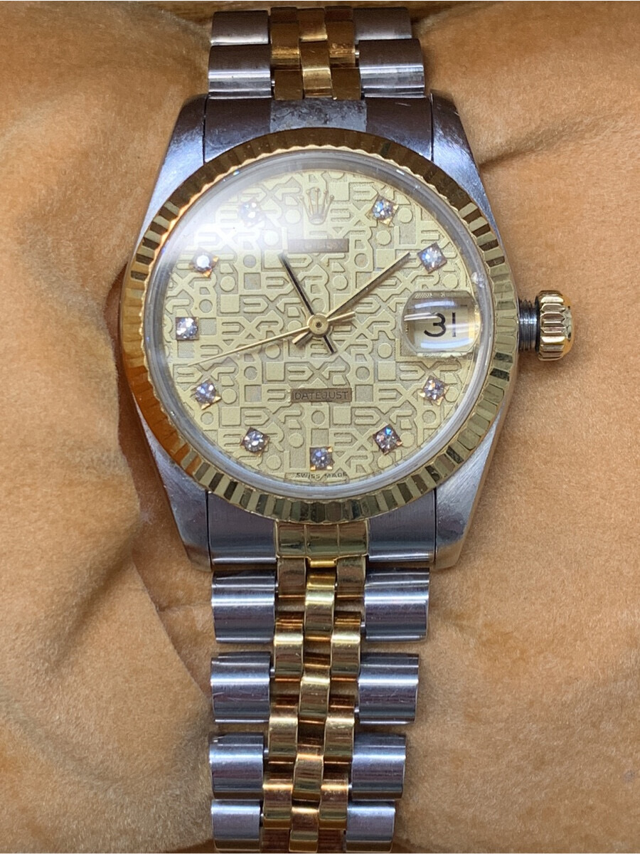 腕時計 自動巻 ボーイズ 10P NJ コンビ S番650262 68273G ゴールド