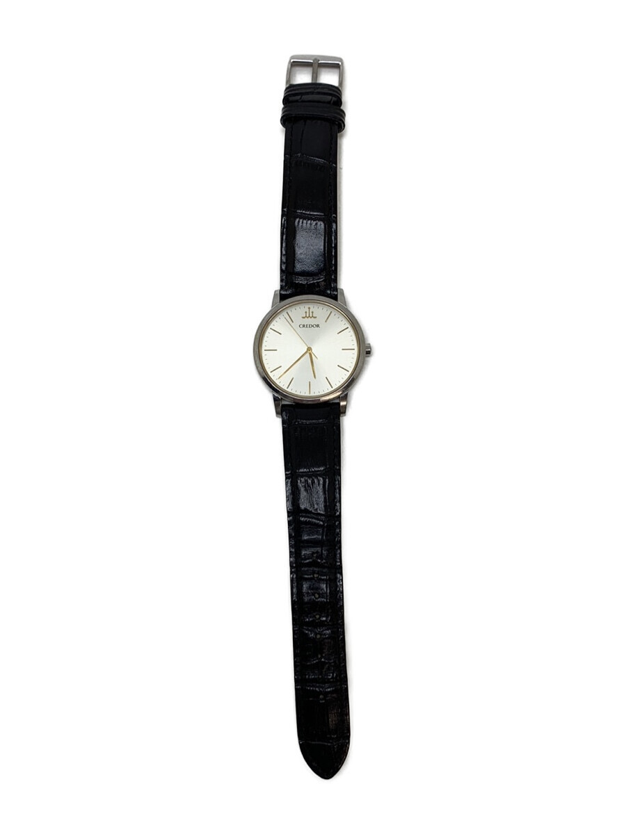 腕時計 クオーツ クレドール　18KT 8J80-7000 ブラック