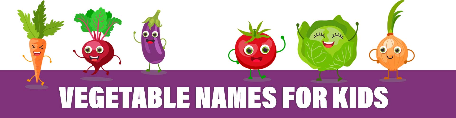 Vegetable Names for Kids