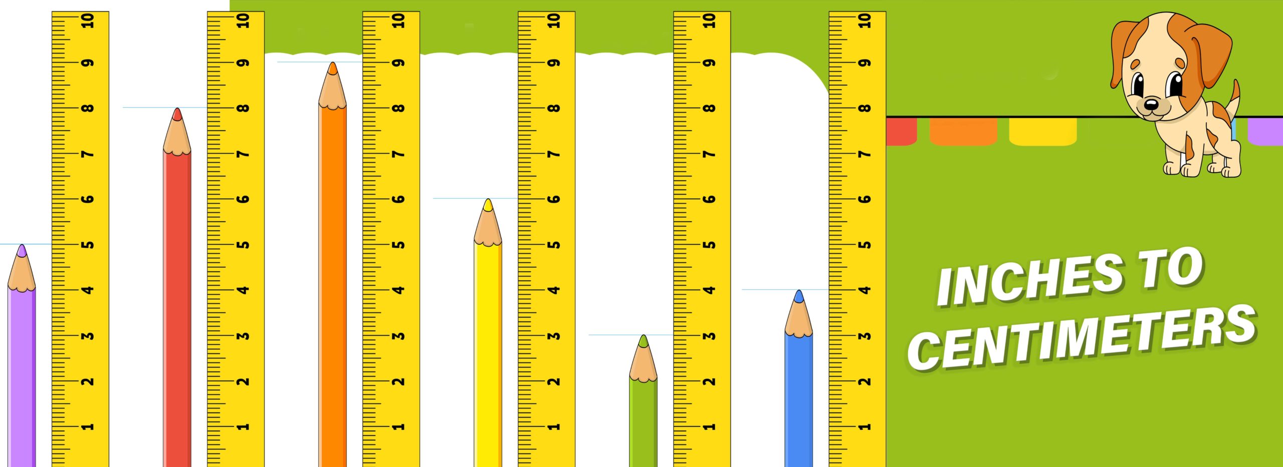 Inches to centimeters conversion