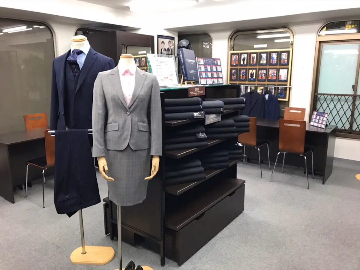 ダブルブレスト紺ジャケット-赤羽店スーツコレクション-オーダースーツSADA