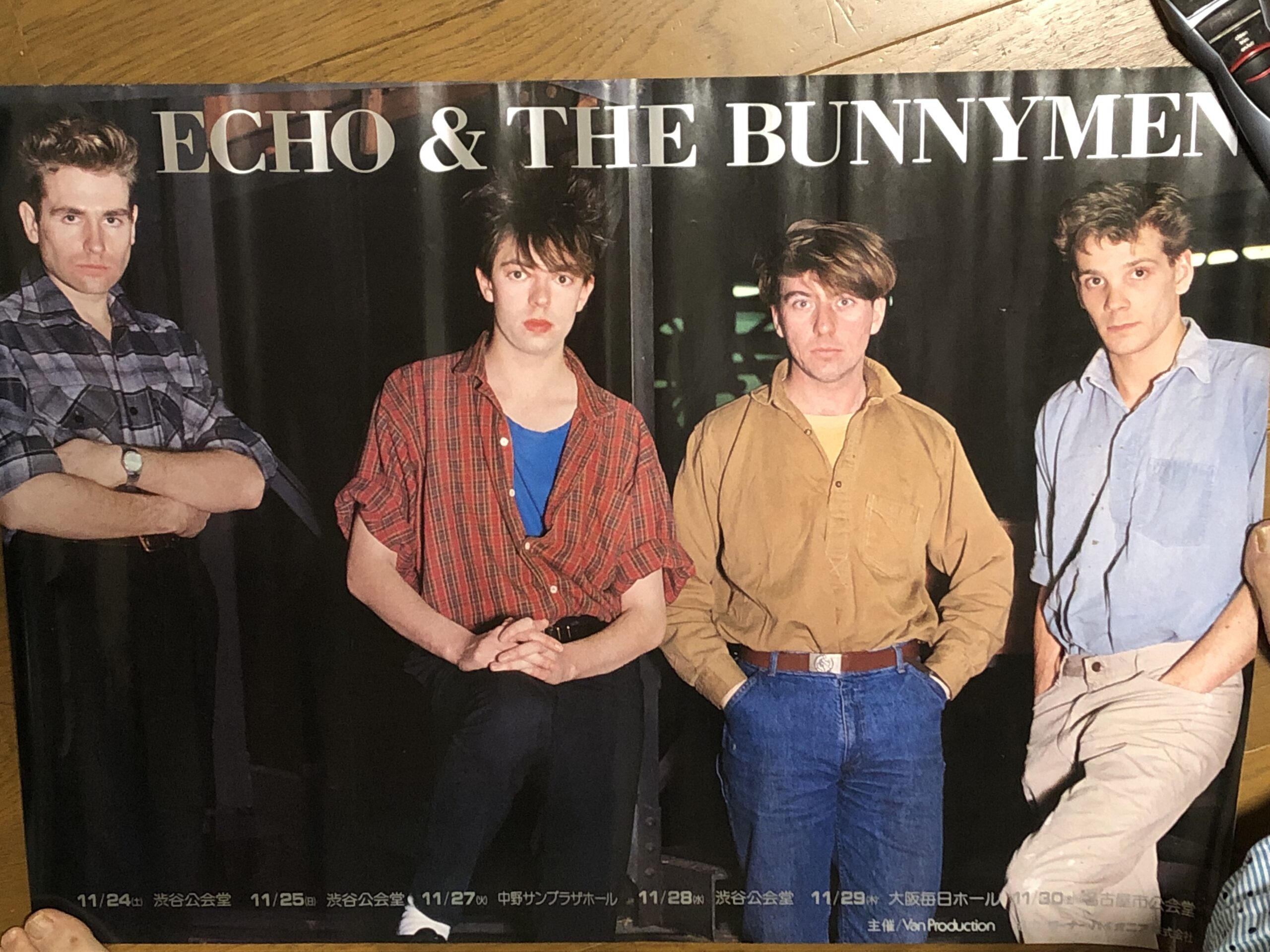 懐かしいポスター♪PART2 ECHO ＆ THE BUNNYMEN-大宮駅前店ブログ-オーダースーツSADA