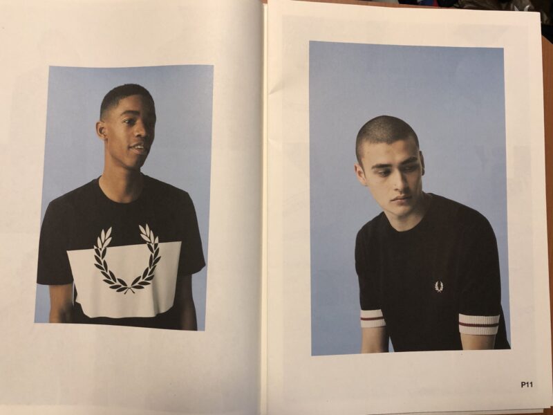 FRED PERRY 秋物カタログのアイキャッチ画像