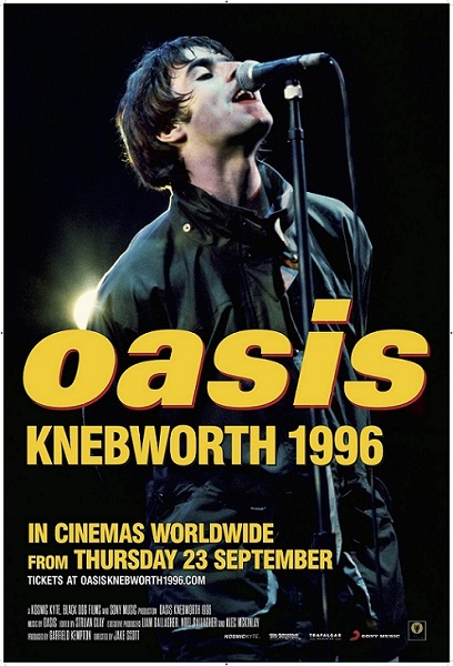 OASISの新ドキュメンタリー映画「OASIS KNEBWORTH 1996」のアイキャッチ画像