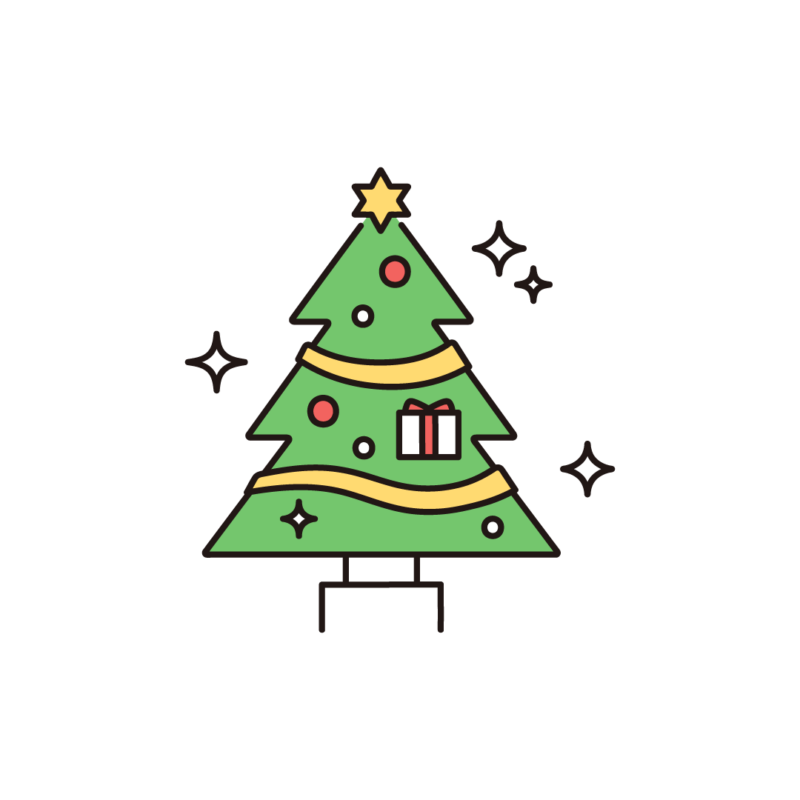 今年もクリスマスツリー点灯しました！のアイキャッチ画像