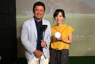 千葉テレビ「プロゴルファー横田夫妻のビジネスアプローチ!」に出演しました!のアイキャッチ画像