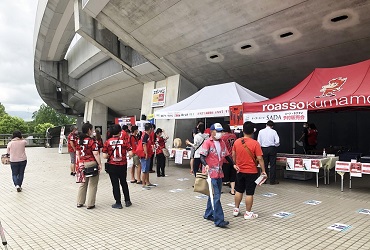 【5/16(日)】ロアッソ熊本 オーダースーツSADAスタジアム予約販売会を開催致しました!のアイキャッチ画像