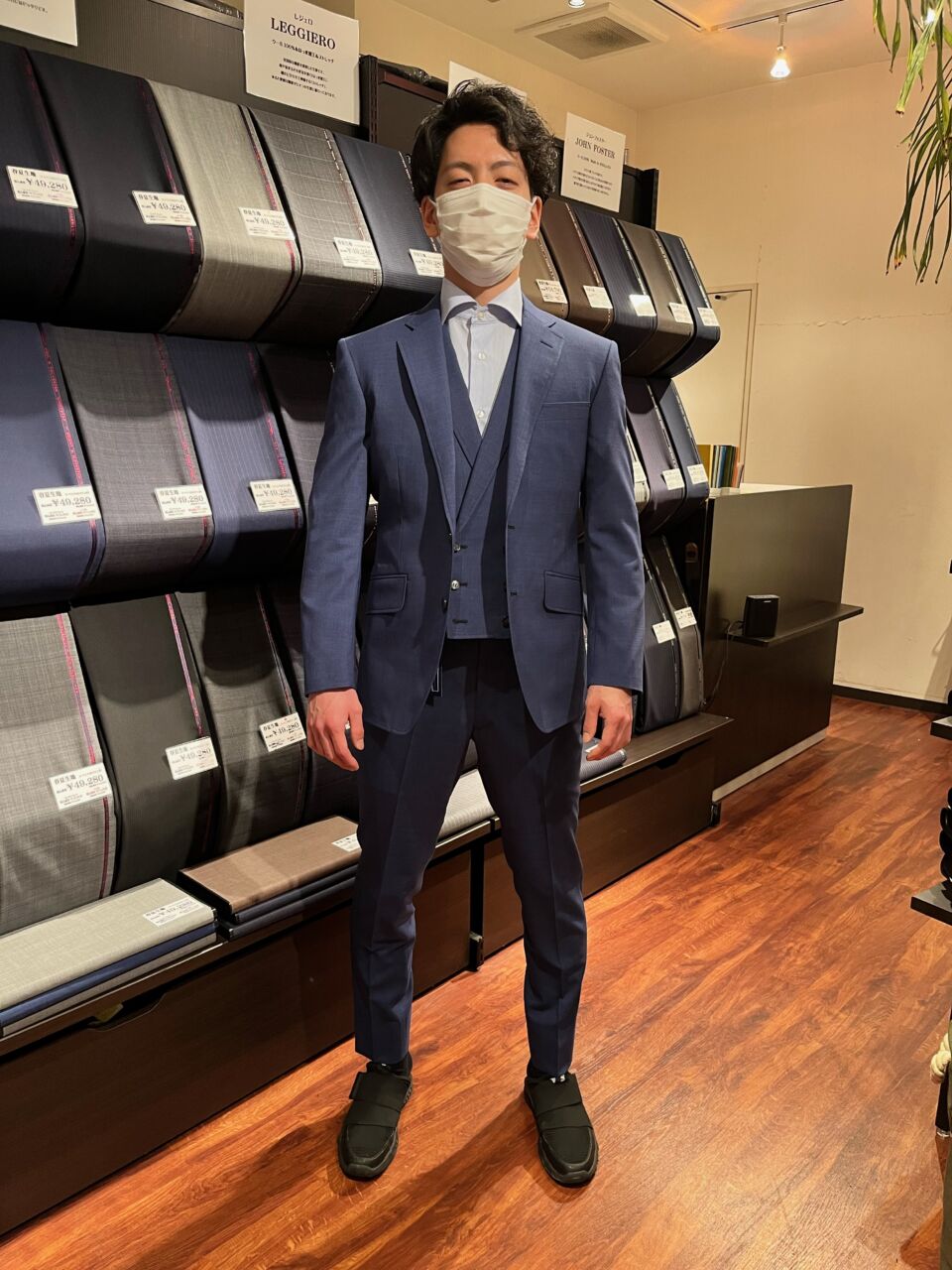 [１回着用] ORIHICA サマースーツ 1回着用] ORIHICA サマースーツ