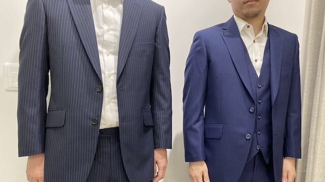 同じネイビーでも色味が違うと雰囲気がガラリと変わりますね～のアイキャッチ画像