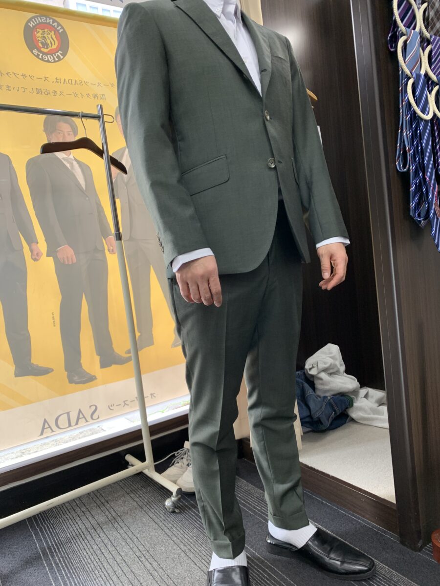 dunhill 背抜き シングルスーツ セットアップ カーキ系 dunhill 背抜き